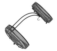 COLLBATH Panier à Fruits Métallique Double avec Crochet Support de Suspension Bananes Organisateur de Cuisine Robuste et Compact Rangement Pratique pour Fruits et Légumes Comptoir