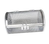 COLLBATH Panier à Griller Acier Inoxydable avec Porte Panier Rotatif pour Four et Friteuse Accessoire pour Rôtisserie de Frites Légumes et Noix Pratique et Résistant