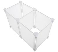 COLLBATH Panier de Rangement pour Congélateur avec Séparateurs Escalier Organisateur Plastique pour Réfrigérateur Coffre et Garde-manger Étagère Ajustable pour Maison et Cuisine
