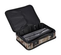 COLLBATH Paquet à Outils de Coupe de Cheveux Multifonction Compact Poignée Étui de Rangement pour Ciseaux Peignes et Épingles Paquet Organisateur Portable pour Salon de Coiffure