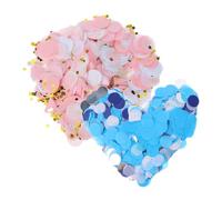 COLLBATH Paquet De 2 Confettis Ronds Colorés Pailleté pour Décoration pour Mariages Anniversaires Événements Festifs Remplissage de Ballons Décoration de Table