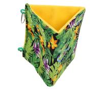 COLLBATH Pare-Soleil pour Perroquet Nid Doiseau Grand Triangle Suspendu pour Perroquet Accessoire pour Animaux De Compagnie Robuste Et Confortable pour Canari Et Perroquet