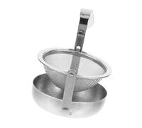 COLLBATH Passoire à Thé Inox Portable Filtre à Maille Fine Acier Inoxydable Réutilisable pour Théière et Tasse Mini Facile à Nettoyer sans Résidu