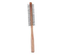 COLLBATH Peigne Coiffant Bois Cylindrique Brosse Ronde pour Coiffure Bou et Antidérapante Massage Usage Salon et Domicile