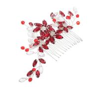 COLLBATH Peigne de Mariage Argenté Accessoire Coiffure Nuptiale Étincelant Parfait pour Mariées et Demoiselles et Confortable pour Styles Chignons Élégants