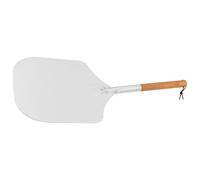 COLLBATH Pelle à Pizza en Aluminium avec Manche en Bois, Spatule Triangulaire pour Pâtisserie, Serveur à Pizza Résistant pour Usage Quotidien Cuisine, Ustensile pour Pizzeria et Restaurant