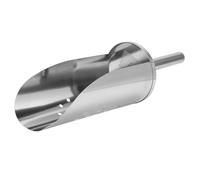 COLLBATH Pelle Multifonction Acier Inoxydable pour Cuisine Cuillère à Glace Perforée Résistante Cuillère Alimentaire pour Riz Farine et Bonbons Facile à Nettoyer Poignée Soudée Solide