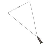 COLLBATH Pendentif Commémoratif Souvenir pour Cendres Collier De Crémation Pendentif Urne en Acier Inoxydable