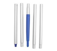 COLLBATH Perche Détachable pour Nettoyeur de Piscine en Aluminium, Buse de Remplacement, 1 Set, pour Grands Bassins et Fontaine