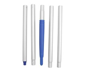 COLLBATH Perche Détachable pour Nettoyeur de Piscine en Aluminium, Buse de Remplacement, 1 Set, pour Grands Bassins et Fontaine