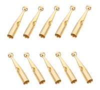 COLLBATH Perles Métalliques Faciles à Installer pour Queue de Parapluie Pliant Lot de 10 Résistantes à la Déformation Diamètre 2,7 Mm, Accessoires Pratiques pour Réparation