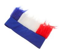 COLLBATH perruques de fermeture rouge cheveux humains perruques rouges cheveux humains Accessoires sur le thème des États-Unis costume de drapeau américain postiche mohawk p soie