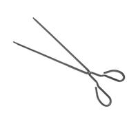 COLLBATH Pince à Bûches Épais Pince Cheminée Vintage Robuste pour Barbecue Charbon et Poêle à Poignée Antidérapante pour Usage Intérieur et Extérieur Manipulation Sécurisée des Braises et