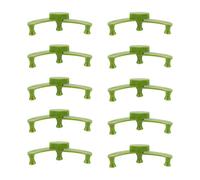 COLLBATH Pince de Fixation Écarteur de Branches Réutilisable pour Brindilles en Plastique Vert, 10pcs pour Arbres Fruitiers, pour Jardins Extérieurs