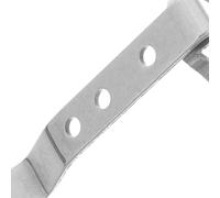 COLLBATH Pince Métallique Robuste pour Lampe de Poche Clip Ajustable pour Ceinture et Poche Support Compact Petite Usage Extérieur et Professionnel