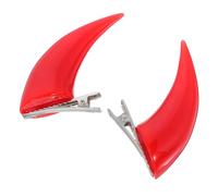 COLLBATH Pinces à Cheveux Cornes de Diable Résine Légères Fixation Sécurisée pour Fêtes Halloween Accessoires Créatifs pour Femmes et Filles