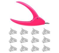 COLLBATH Pinces à Ongles Nail Art 13 Pièces Ensemble Coupe-ongles Multi-coloris Clips Fixateurs Pour Manucure Professionnelle Usage Maison Soins Des Ongles