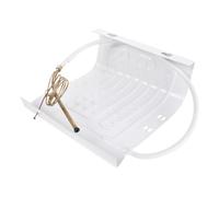 COLLBATH Plaque D'évaporateur en Aluminium 27x21 Cm à Soufflage pour Réfrigérateur et Congélateur, Accessoire de Rechange Compatible, Panneau de Refroidissement Silencieux pour Conservation