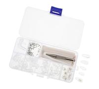 COLLBATH Plaquettes Nasales en Silicone Antidérapantes pour Lunettes - Kit Réparation 25 Paires Coussinets à Chambre à Air, Accessoires Essentiels pour Montures, Confort et Maintien
