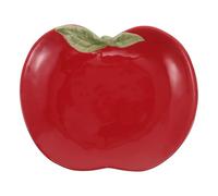 COLLBATH Plat en Céramique Assiettes à Hors-d'œuvre en Porcelaine - Plat Créatif en Forme de Tomate pour Les Amuse-gueules - Plateau à Bijoux Et à Clés pour Dîner en Famille Ou à La Maison