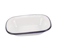 COLLBATH Plateau De Cuisson Émail Résistant Chaleur Pour Restauration Tray Multifonctionnel Pour Gâteaux Et Crêpes Pour Familles Et Préparation Rapide Des Aliments