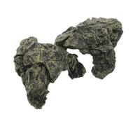 COLLBATH Plateforme de Bain de Soleil pour Tortues avec Rampe et Cachette Abri Résine pour Aquarium et Terrarium Accessoires pour Tortue Aquatique et Décoration Reptile Compacte et Facile