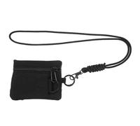 COLLBATH Pochette Suspendue Multifonction Noire en Tissu Oxford et Nylon Mini Paquet de Rangement avec Cordon Paquet à Écouteurs et Porte-Cartes pour Voyage Camping et Sport Pratique