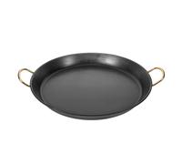 COLLBATH Poêle à Crêpes en Fer 36 CM Poêle à Double Poignée pour Omelettes et Pancakes à la Maison et Réunions entre Amis