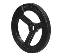 COLLBATH Poignée de Levier de Vanne en Fer Noir pour Vanne Intérieure, Design Directionnel, Roue Robuste pour Robinet D'arrêt D'eau