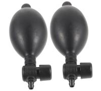 COLLBATH Poire De Manomètre En Latex 2 Pièces, Pompe à Air Manuelle Valve De Décompression, Pour Tensiomètre, Oreiller Gonflable Et Massage, Surface Lisse, Usage Santé Et Détente