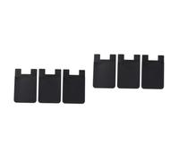 COLLBATH Porte Carte Telephone 6 Pièces Support De Téléphone Portable Portefeuille pour Téléphone De Support De Téléphone Support pour De Téléphone Portefeuille De Titulaire Black