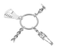 COLLBATH Porte-clés Dna Microscope Accessoires De Pendentif Décoratif Pour Et Trousses Pour Étudiants Et Enseignants Sciences