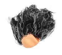 COLLBATH Postiche Chauve de Personne Âgée, Postiche de Costume de Grand-père, Synthétique, Maintien Confortable, Hommes Adultes, Déguisement Halloween et Cosplay, Taille Unique