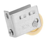 COLLBATH Poulie Métallique en Inox 828 Galet en Nylon à Noyau Cuivre, Roulette Rigide pour Porte et Fenêtre Coulissante, Poulie de Guidage Fixe pour Rails de Porte Coulissante,