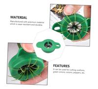 COLLBATH Pratique Coupe Échalote Vert Couteau de Cuisine Acier Inoxydable Trancheuse de Légumes Uniforme
