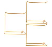 COLLBATH Présentoir à Nail Art Métal Doré Lot de 3, Support 3 Pièces pour Échantillons Vernis à Ongles, Porte-échantillons Manucure Professionnel, pour Salon et Formation Onglerie