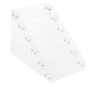 COLLBATH Présentoir à Vernis à Ongles Multicouche Niveaux Acrylique Transparent Support Stable Et Design Épuré Organisateur De Manucure Pratique pour Salon Ou Usage Domestique