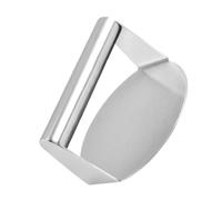 COLLBATH Presse à Hamburger Acier Inoxydable Outil de Fabrication de Steak Haché Rond Presse à Galette Maison Ergonomique Surface Antiadhésive pour Barbecue et Cuisine Quotidienne