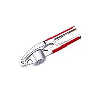 COLLBATH Presse-ail et Gingembre Acier Inoxydable avec Casse-noix Broyeur Manuel Facile à Nettoyer Outil de Cuisine et Résistant Presse-ail avec Panier Amovible Convient Couleur Aléatoire