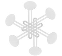 COLLBATH Presse-tubes Dentifrice Métal Lot de 6 Taille 9x2,5 Cm Outil de Compression Précis Anti-gaspillage pour Pâte Cosmétique et Colle Usage Quotidien Salle de Bain