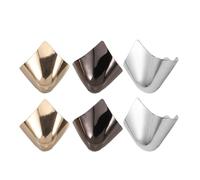 COLLBATH Protecteurs de réparation de Chaussures en Fer, Bouts de Bottes, 3 Paires, Protection Contre Les Coups de Pied, protège-Orteils pour Talons Hauts, Chaussures décoratives en Cuir