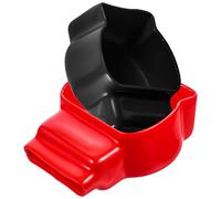 COLLBATH Protege Batterie Voiture Couvercle de Batterie Positif en Pvc Flexible 2pcs pour Protection Marine et Câble Atv