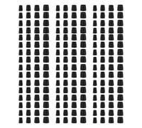 COLLBATH Protège-talons pour Chaussures de Femmes - Lot de 20 Pièces en Plastique Noir - Protections Antidérapantes et Anti-usure pour Talons Hauts - Adaptées Bottes et Escarpins,