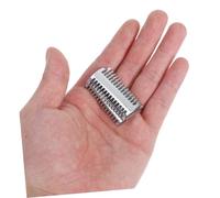 COLLBATH Rasoir Manuel de Zinc Robuste Double Peigne Ouvert Lame Durable Compatible Rasoir Sécurité Homme