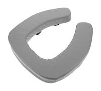 COLLBATH Rehausseur De Toilettes Housse De Siège De Toilette Coussin De Siège Lavable De Salle De Bain Pour Seniors Gris