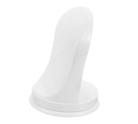 COLLBATH Repose-pied de Blanc avec Ventouse Antidérapante Support Mural pour Lavage Rasage Accessoire Ergonomique pour Femmes Enceintes et Personnes à Mobilité Réduite