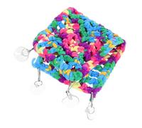 COLLBATH Reptile Hammock Bed with Suction Cups Hanging Lizard Hammock for Bearded Dragons and Small Pets Space-Saving Cage Accessory with Engaging Swing Design