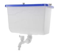 COLLBATH Réservoir D'eau Mural en Plastique 12,5 L avec Robinet, Capacité Moyenne 25 Kg, Dimensions 35,5 X 30,5 X 30,5 Cm, Fixation Murale pour Salle de Bain et Salon de Coiffure, Stockage