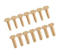 COLLBATH Rivets Métalliques pour Couteaux de Chef en Acier Inoxydable, Vis de Manche de Couteau 1,5 Mm, 7 Paires pour Fixation Diy, Accessoires de Réparation pour Ustensiles Cuisine