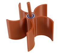 COLLBATH Roue à Eau pour Aquarium Fontaine Décorative Pierre Artificielle Accessoires de Décoration pour Micro-Aquarium Éléments de Cascade pour Aquarium